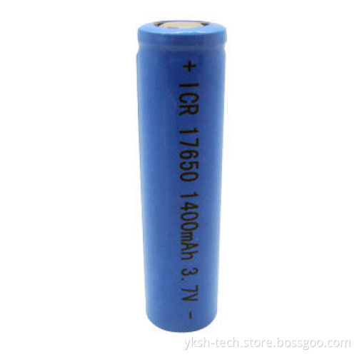 ICR17650 Cylindrical Li-ion Rechargeable Battery, 3.7V, 1,500mAh, Used for Laptop, High Quality